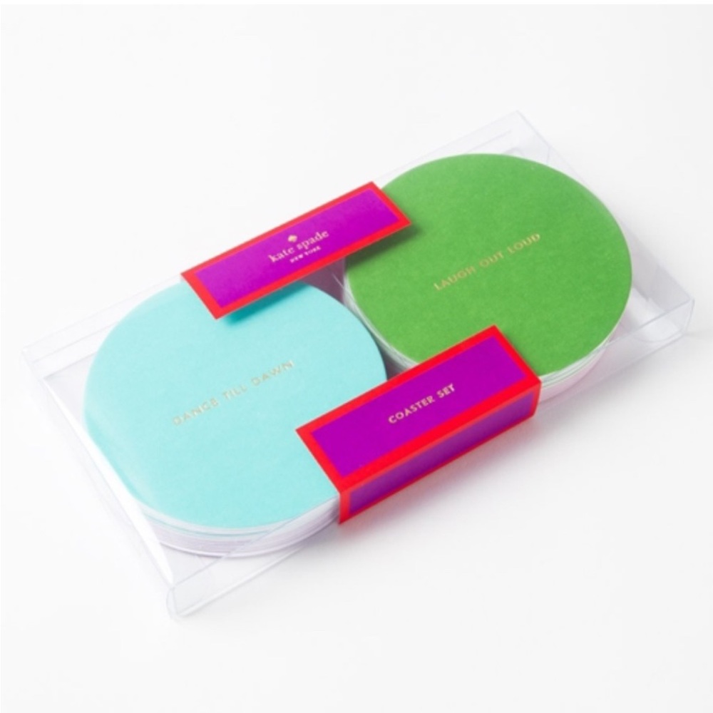 NWT Kate Spade - Coaster Set - Multi Color